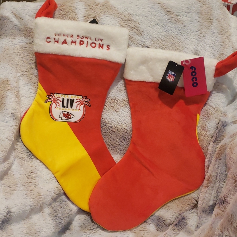 Kansas City Chiefs Christmas stocking